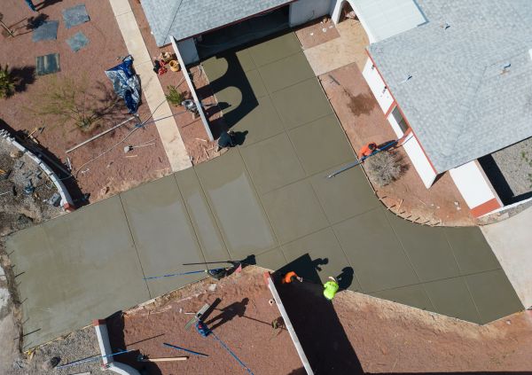Cost of Concrete Driveway Finishing in New Braunfels